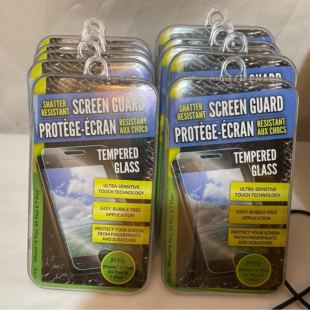 Glass Shatter-Resistant Screen Guard Fits IPhone: 6, 6Plus, 6S Plus, 7 Plus